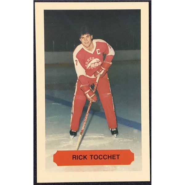 1983-84 OHL SOO GREYHOUNDS POLICE CARD - RICK TOCCHET