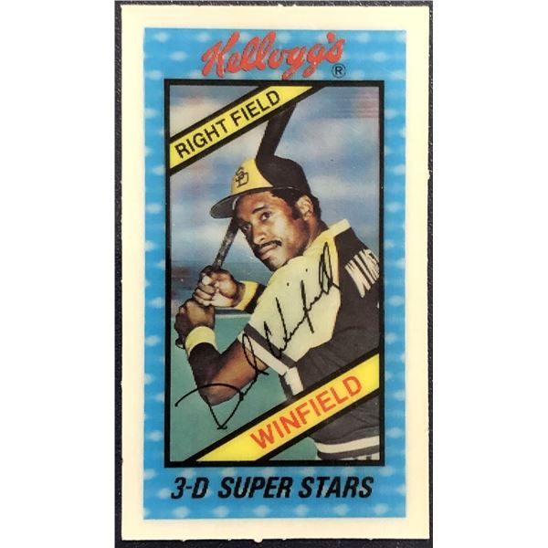 1980 KELLOGGS 3-D BASEBALL DAVE WINFIELD (HOF)