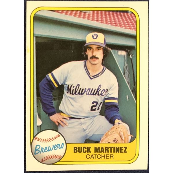 1981 FLEER  BUCK MARTINEZ