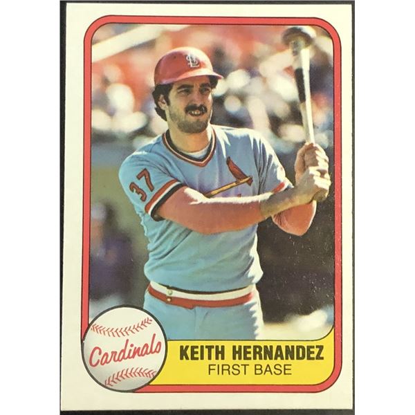 1981 FLEER KEITH HERNANDEZ (HOF)