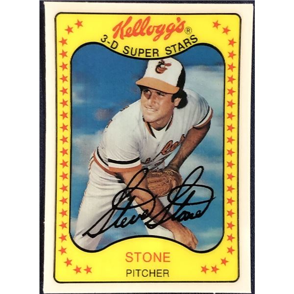 1981 KELLOGG'S MLB STEVE STONE