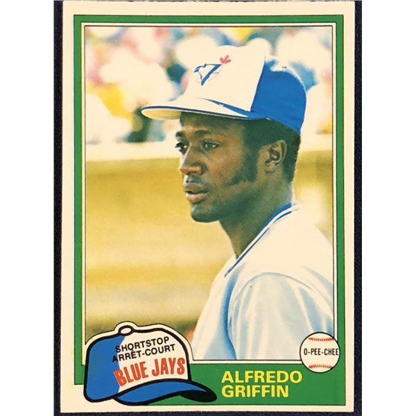 1981 O-PEE-CHEE MLB ALFREDO GRIFFIN