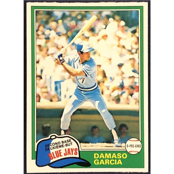 1981 O-PEE-CHEE MLB DAMASO GARCIA