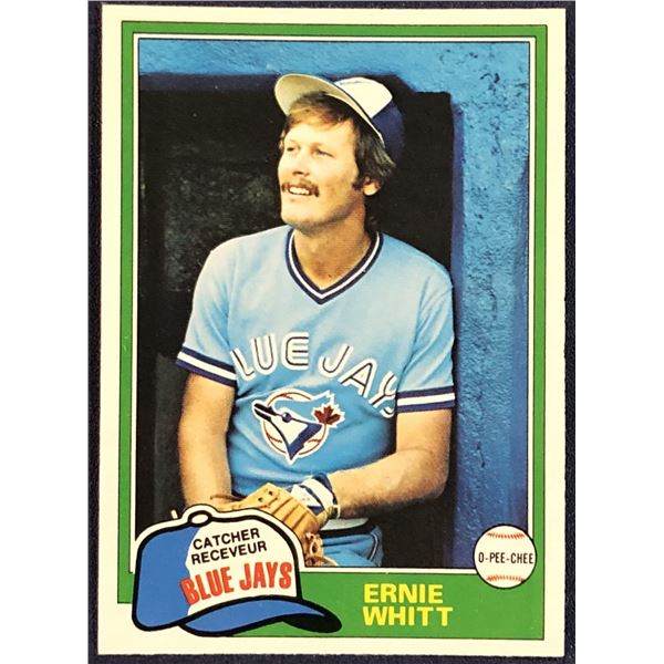 1981 O-PEE-CHEE MLB ERNIE WHITT