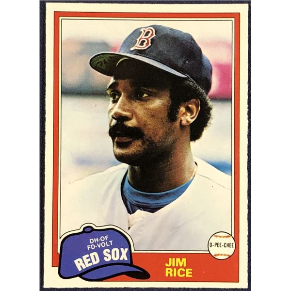 1981 O-PEE-CHEE MLB JIM RICE (HOF)