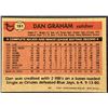 Image 2 : 1981 TOPPS DAN GRAHAM ROOKIE CARD - SIGNED