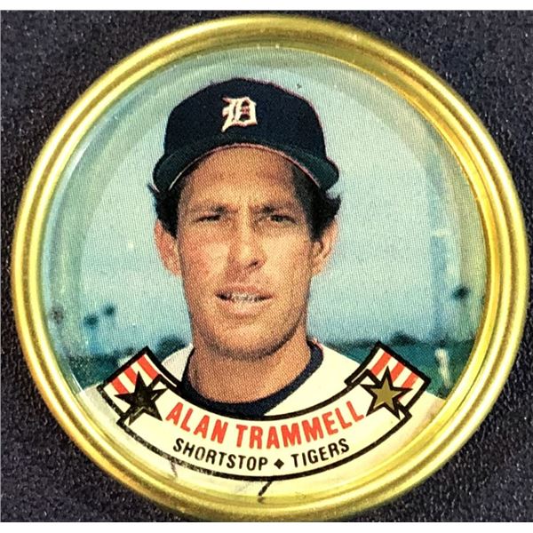 1988 TOPPS BASEBALL COIN ALAN TRAMMELL (HOF)