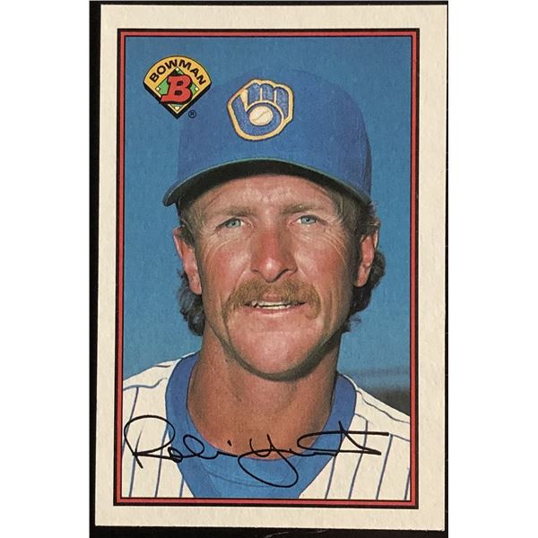 1989 BOWMAN ROBIN YOUNT (HOF)