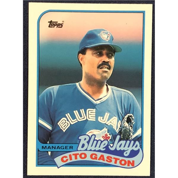 1989 TOPPS TRADED CITO GASTON