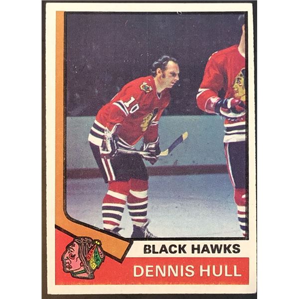 1974-75 TOPPS DENNIS HULL