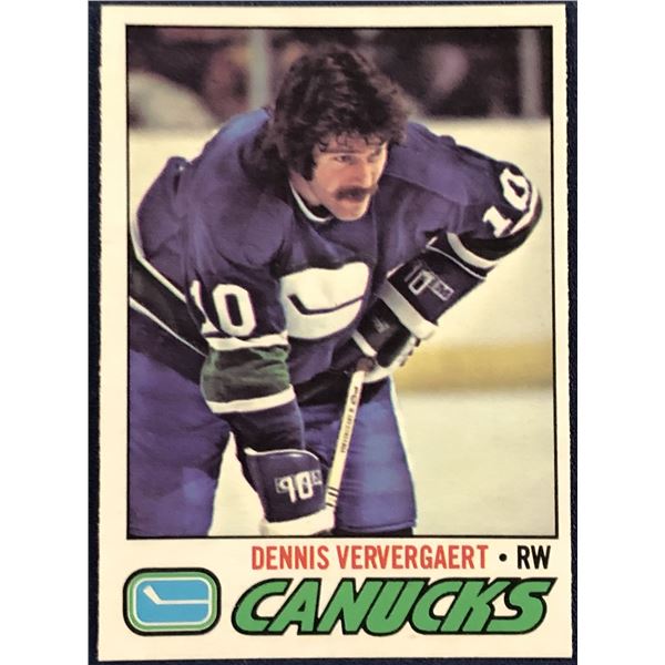 1977-78 O-PEE-CHEE NHL DENNIS VERVERGAERT