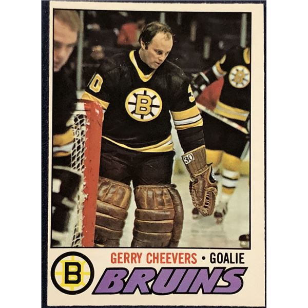 1977-78 O-PEE-CHEE NHL GERRY CHEEVERS (HOF)