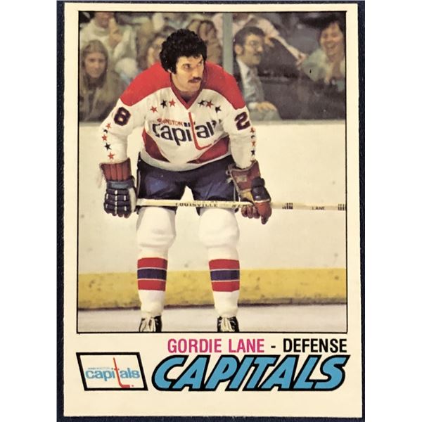 1977-78 O-PEE-CHEE NHL GORDIE LANE ROOKIE CARD