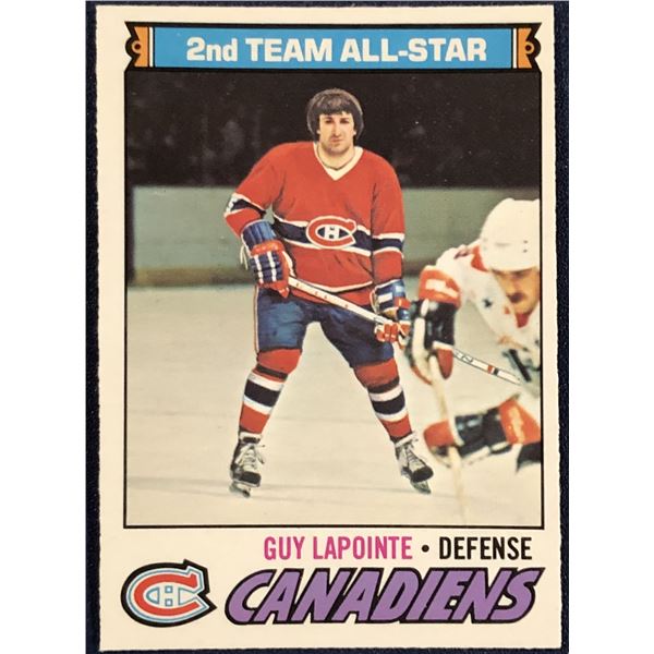 1977-78 O-PEE-CHEE NHL GUY LAPOINTE (HOF)