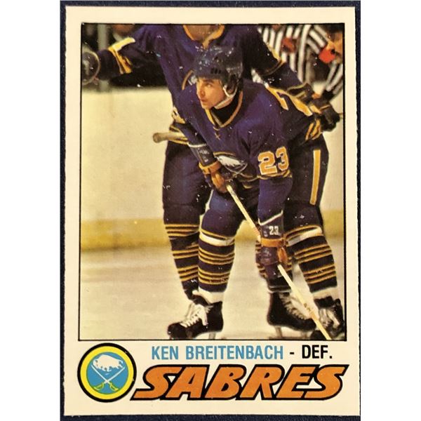1977-78 O-PEE-CHEE NHL KEN BREITENBACH ROOKIE CARD