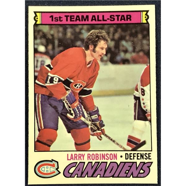 1977-78 O-PEE-CHEE NHL LARRY ROBINSON (HOF)