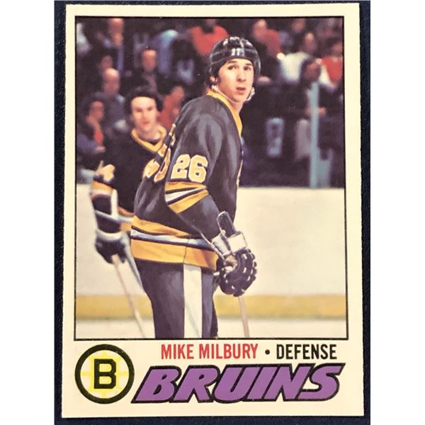 1977-78 O-PEE-CHEE NHL MIKE MILBURY ROOKIE CARD