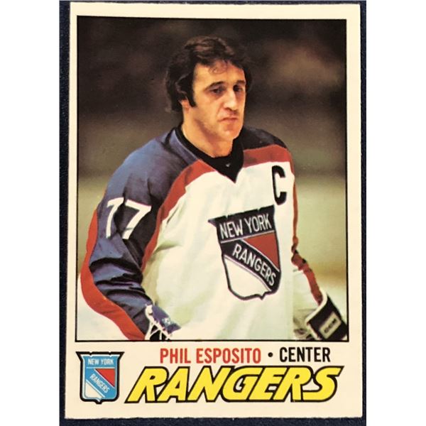 1977-78 O-PEE-CHEE NHL PHIL ESPOSITO (HOF)
