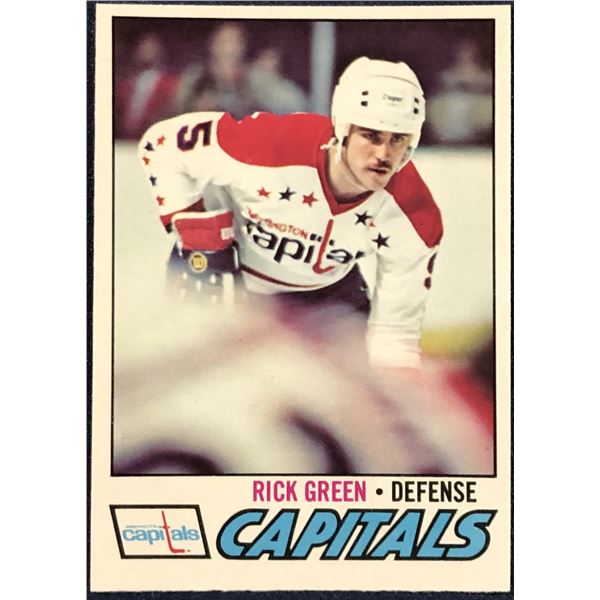 1977-78 O-PEE-CHEE NHL RICK GREEN ROOKIE CARD