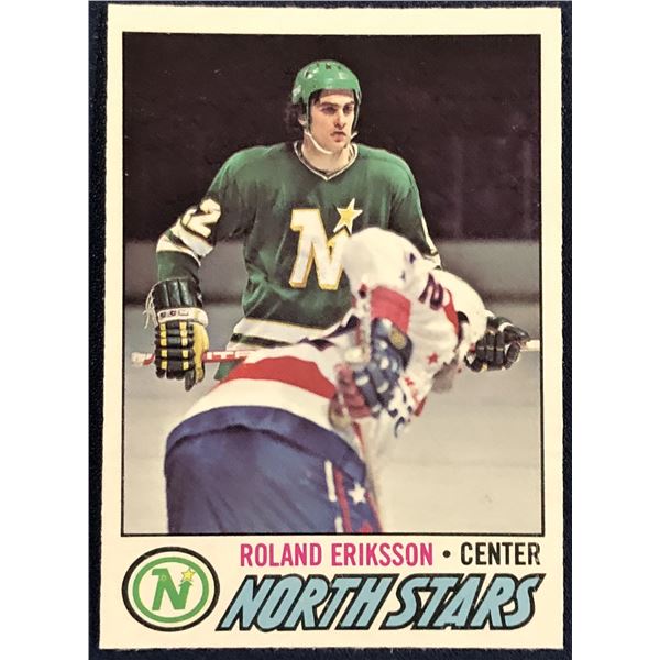 1977-78 O-PEE-CHEE NHL ROLAND ERIKSSON ROOKIE CARD