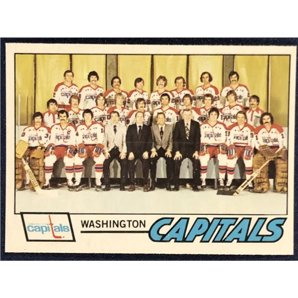 1977-78 O-PEE-CHEE NHL WASHINGTON CAPITALS