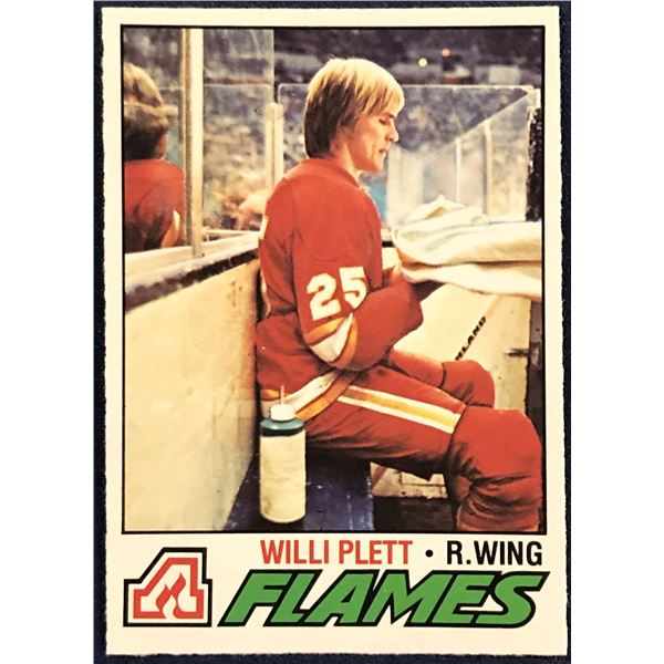 1977-78 O-PEE-CHEE NHL WILLIE PLETT ROOKIE CARD