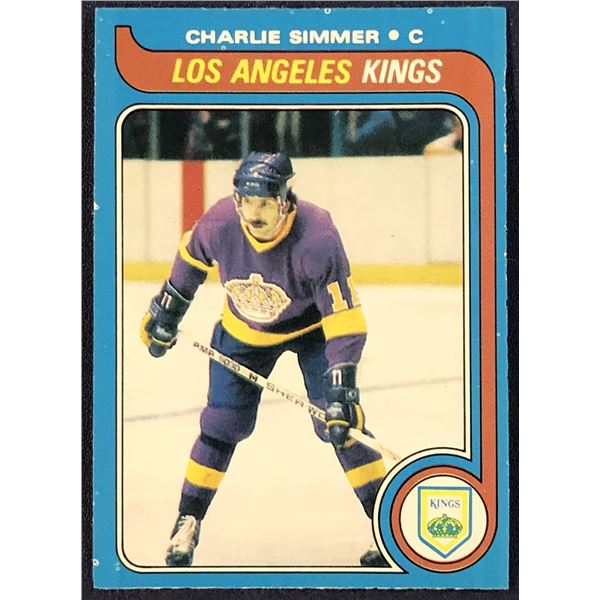 1979-80 O-PEE-CHEE CHARLIE SIMMER ROOKIE CARD