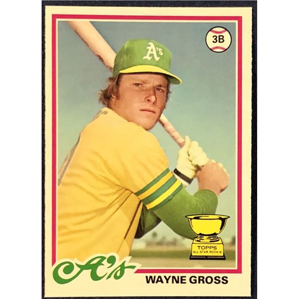 1978 O-PEE-CHEE WAYNE GROSS ROOKIE CARD