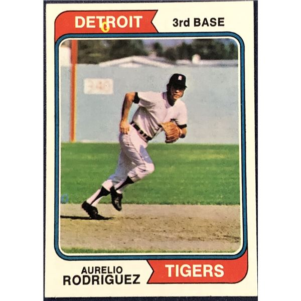 1974 TOPPS BASEBALL AURELIO RODRIGUEZ
