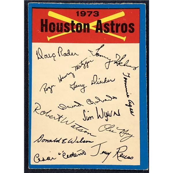 1973 O-PEE-CHEE HOUSTON ASTROS