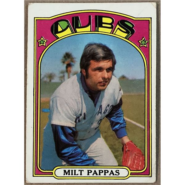 1972 TOPPS MILT PAPPAS