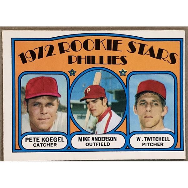 1972 O-PEE-CHEE WAYNE TWITCHELL ROOKIE CARD