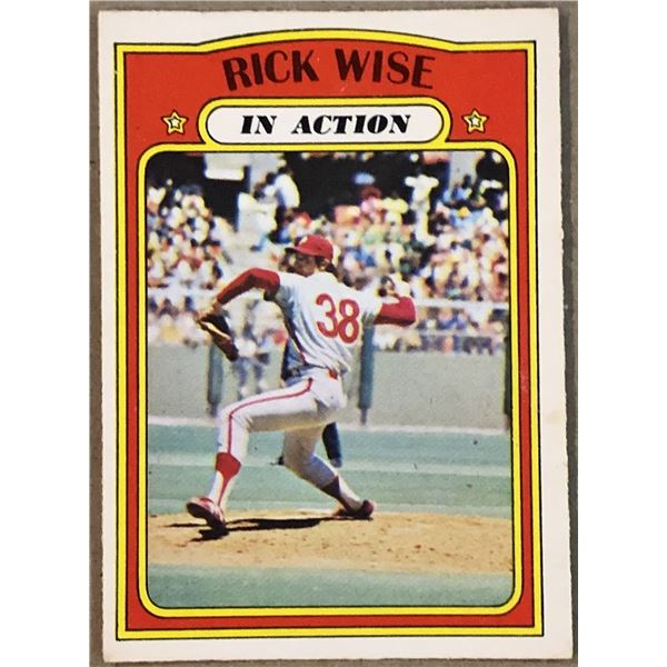 1972 O-PEE-CHEE RICK WISE