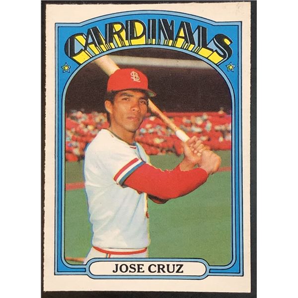1972 O-PEE-CHEE JOSE CRUZ ROOKIE CARD