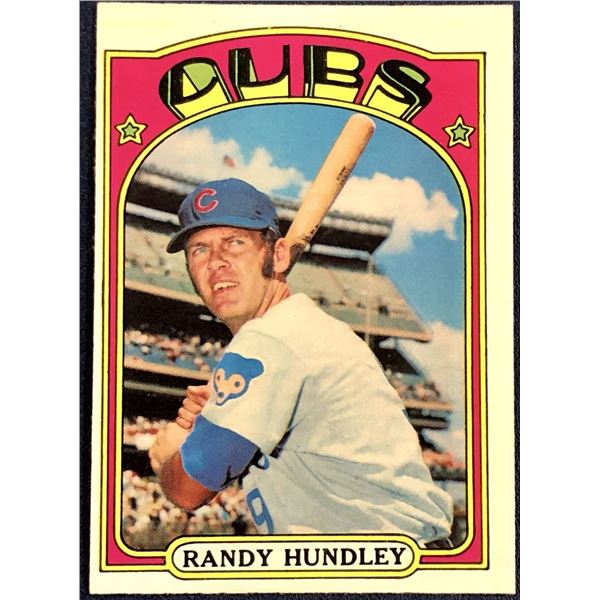 1972 O-PEE-CHEE BASEBALL RANDY HUNDLEY