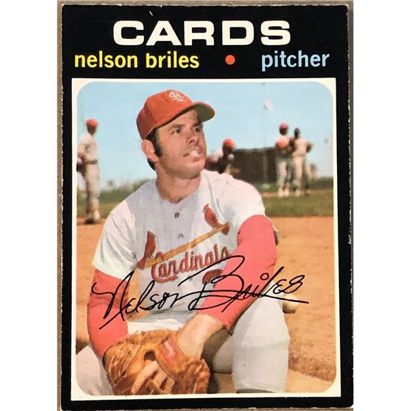 1971 O-PEE-CHEE NELSON BRILES