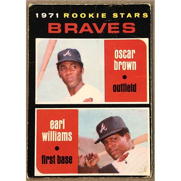 1971 O-PEE-CHEE EARL WILLIAMS ROOKIE CARD