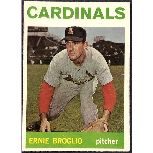 1964 TOPPS BASEBALL ERNIE BROGLIO