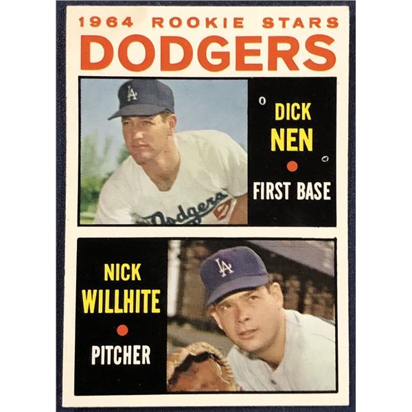 1964 TOPPS BASEBALL DICK NEN ROOKIE CARD