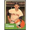 Image 1 : 1963 TOPPS DAVE STENHOUSE ROOKIE CARD
