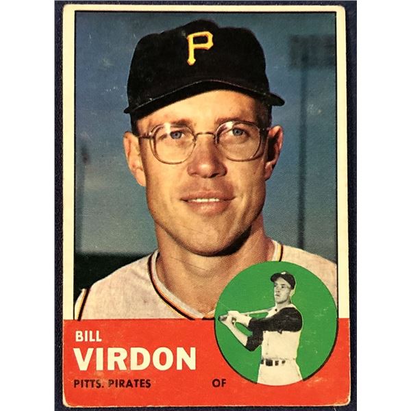 1963 TOPPS BILL VIRDON