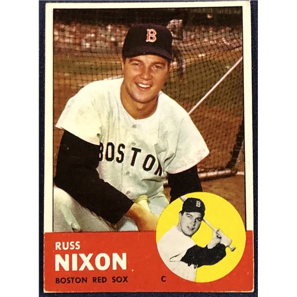 1963 TOPPS BASEBALL RUSS NIXON