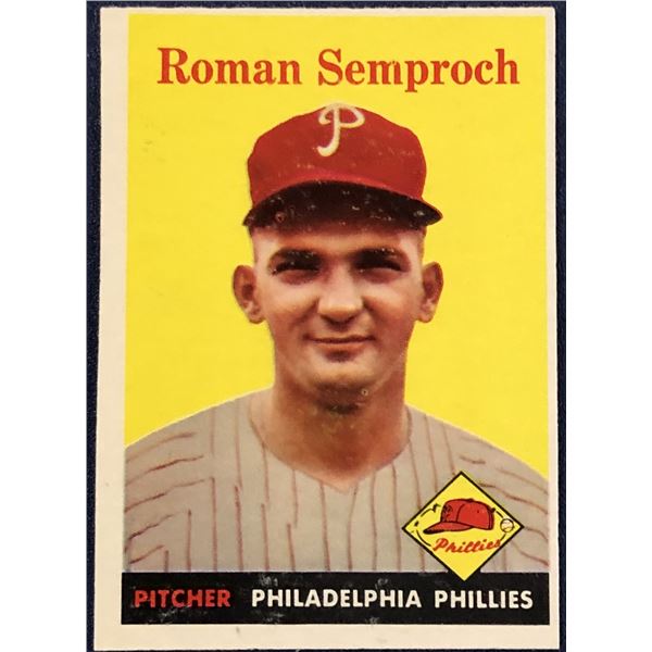 1958 TOPPS BASEBALL ROMAN SEMPROCH