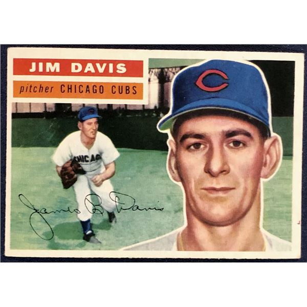 1956 TOPPS GRAYBACK JIM DAVIS