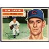 Image 1 : 1956 TOPPS BASEBALL GRAY BACKS JIM DAVIS
