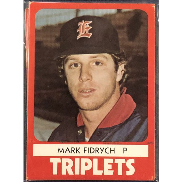 1980 TCMA MiLB EVANSVILLE TRIPLETS TEAM SET (MARK FIDRYCH)