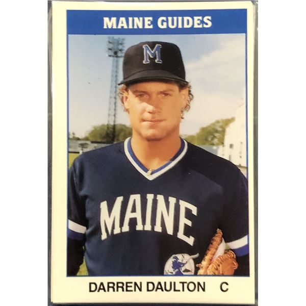 1987 TCMA MiLB MAINE GUIDES TEAM SET (DARREN DAULTON)