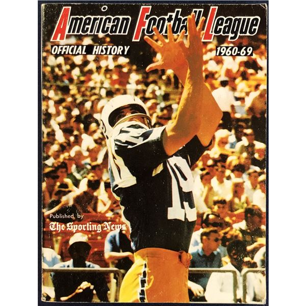1960-69 AMERICAN FOOTBALL LEAGUE OFFICIAL HISTORY