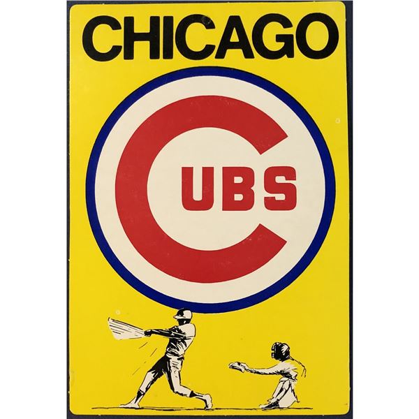 CHICAGO CUBS WALL HANGER