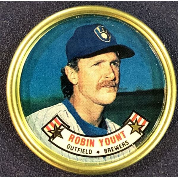 1988 TOPPS BASEBALL COIN - ROBIN YOUNT (HOF)